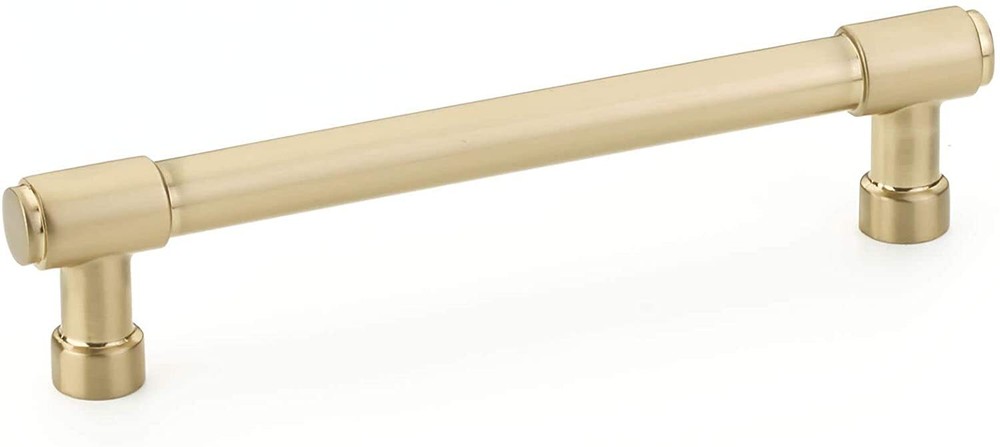 Emtek 86688US4 Jasper Cabinet Pull, 5" C-C, Satin Brass