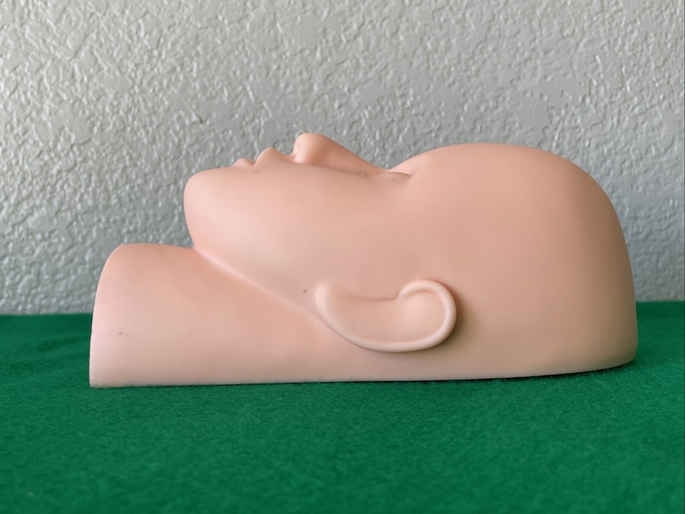 Massage Training Mannequin Head Makeup Eyelash Extension Practice Model Display