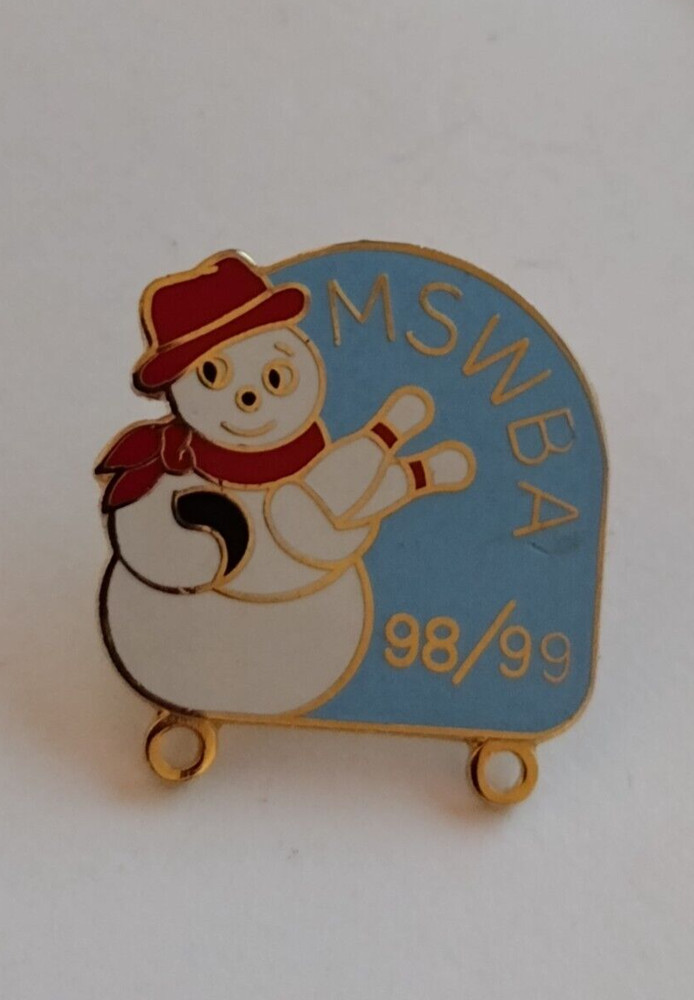 MSWBA 98/99 Snowman Lapel Pin