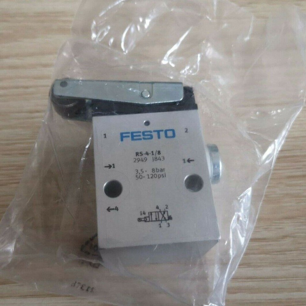 Festo RS-4-1/8 2949 1PC New Roller Lever Valve Expedited Shipping