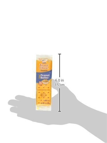 (2 Pack) Lance Toast Chee Peanut Butter Crackers (40 Count Each)