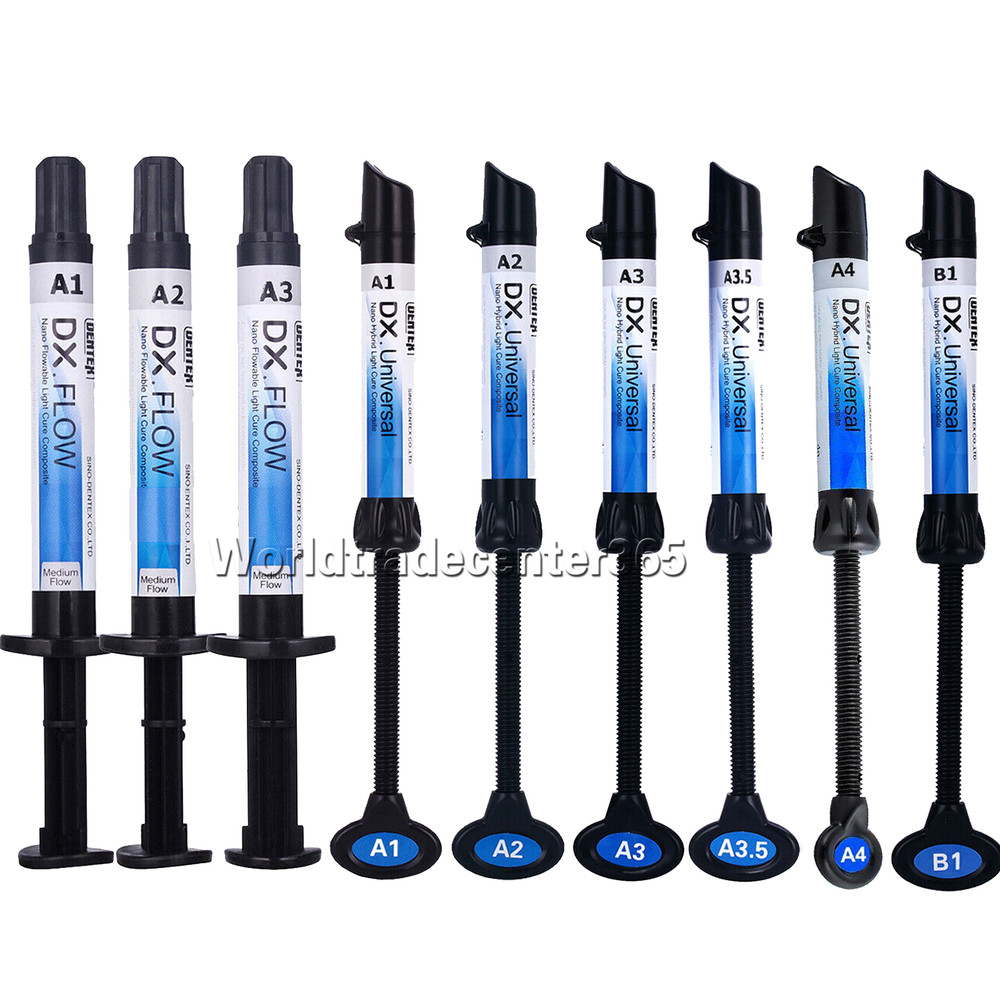Dental Dentex Universal /Flowable Medium Flow Light Cure Composite Refill