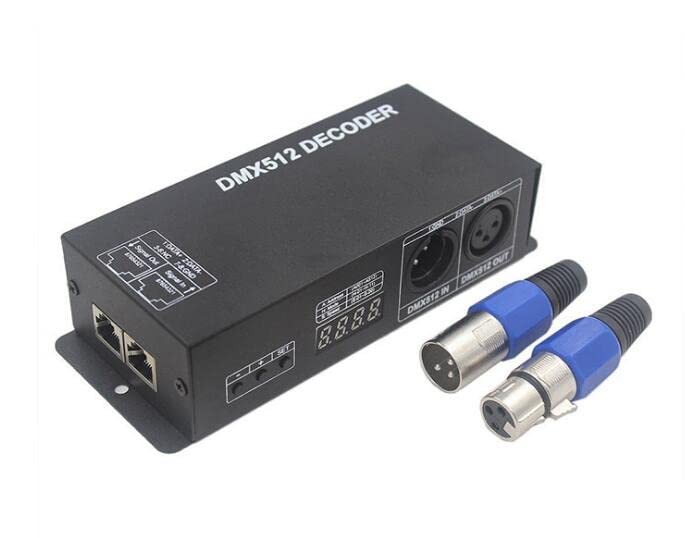 LED RGB/RGBW Digital Display Decoder Controller High Power 4 Channel 8A/CH, D...