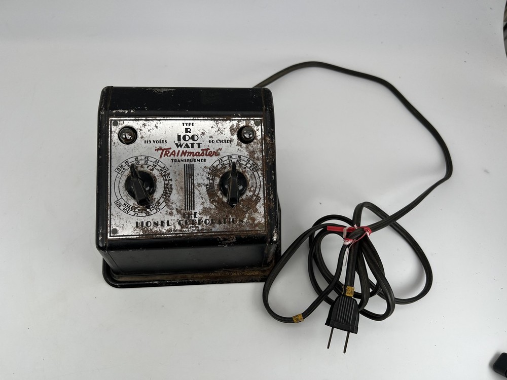 Lionel Type R 90 Watt Trainmaster Transformer 115V Tested/Works Read Description