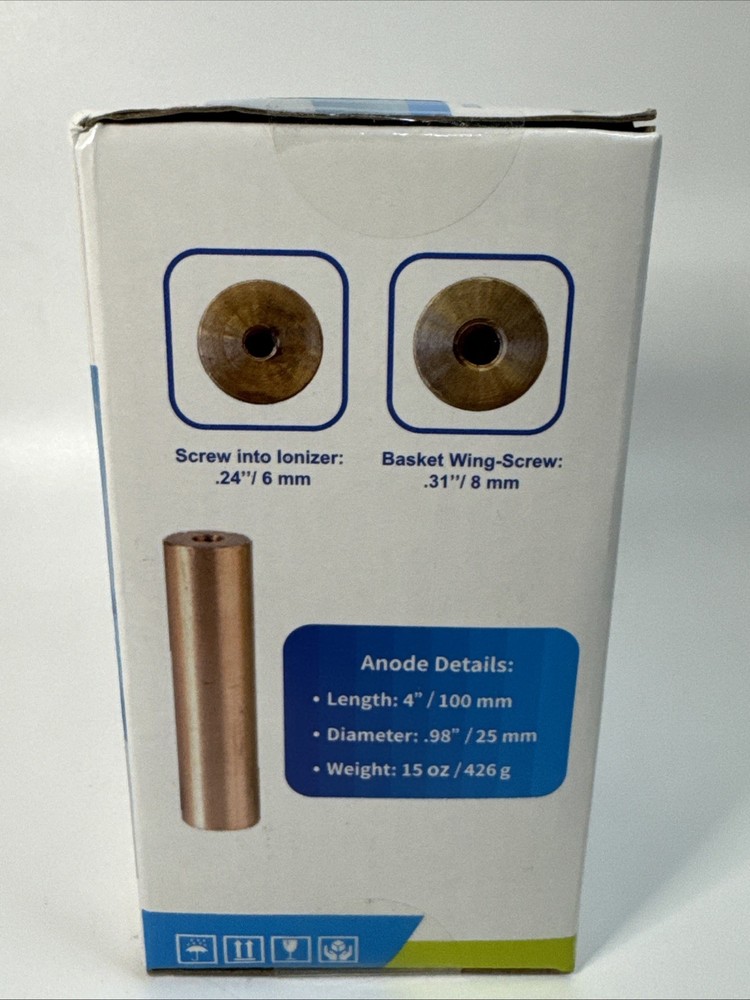 Universal Solar Pool Ionizer SI-45 Replacement Copper Anode & Basket Kit