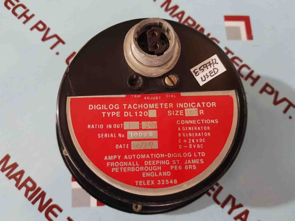 ampy automation dl120 Digilog tachometer indicator