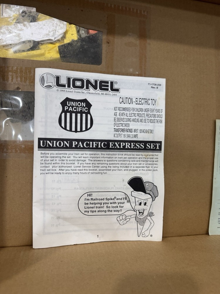 Lionel 6-11736 Union Pacific Express Train Set