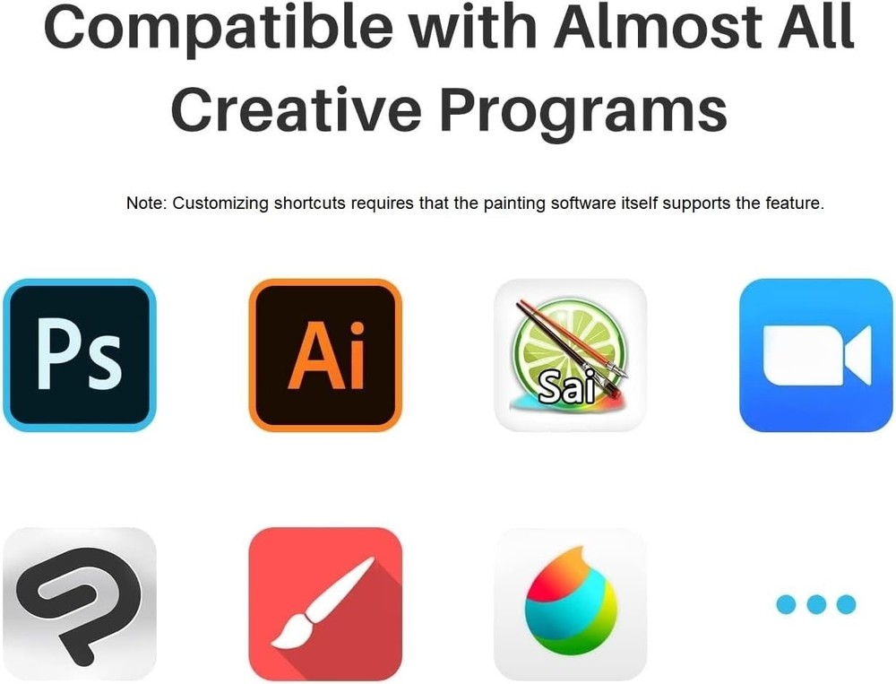 Mini Bluetooth Keypad with Dial for Drawing Tablet, PC