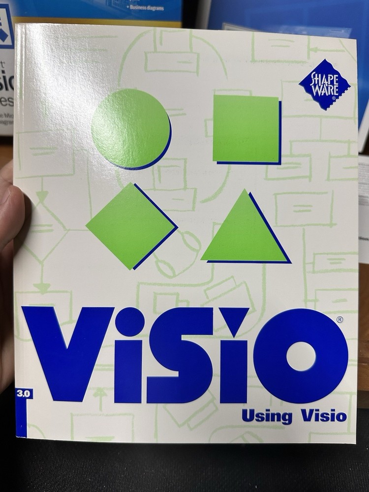 VINTAGE - Microsoft Visio Professional Version 2002 -Big Box Software PC Windows