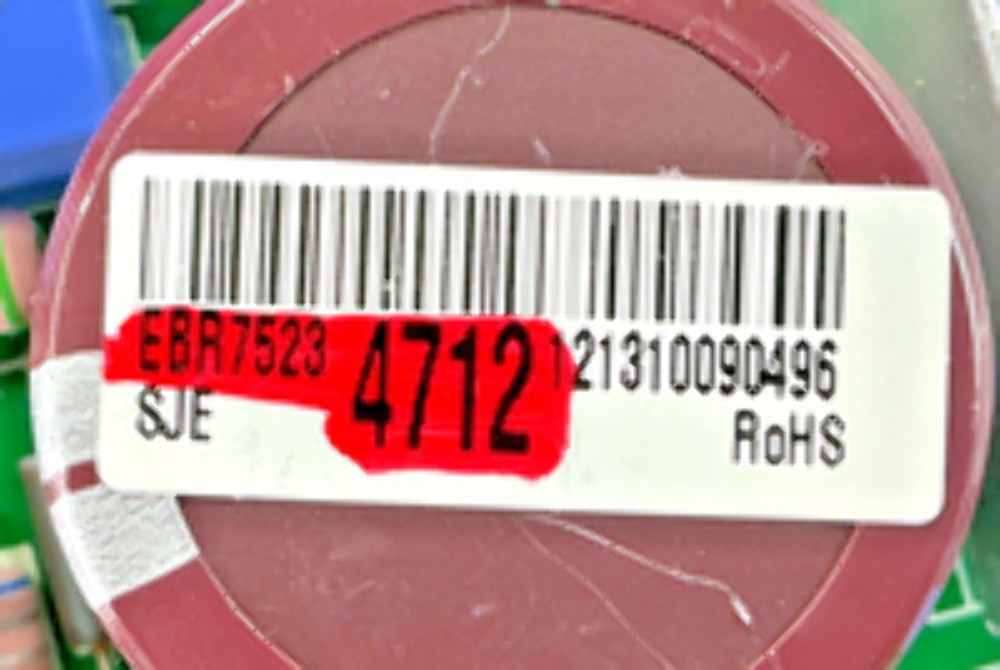 EBR75234712 OEM LG Refrigerator Main Control Board Replacement