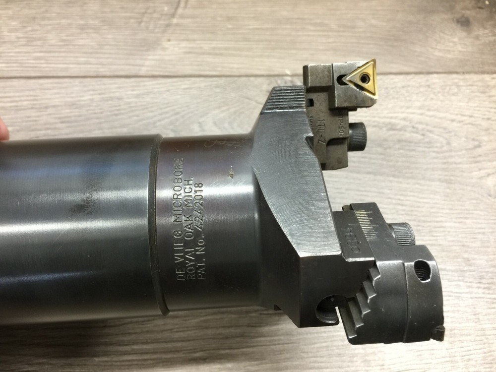 DEVLEIG TRI BORE BORING HEAD 3.94 " W/ CAT 50 SHANK