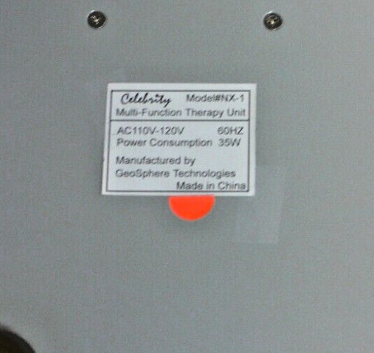 Remote Only! Tested On Celebrity NX-1 Multi-Function Therapy Unit Used