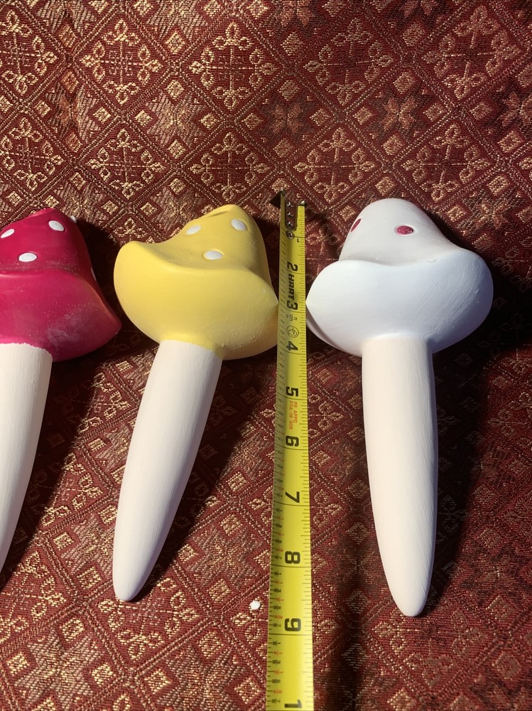 Terra Cotta Mushroom Watering Stakes