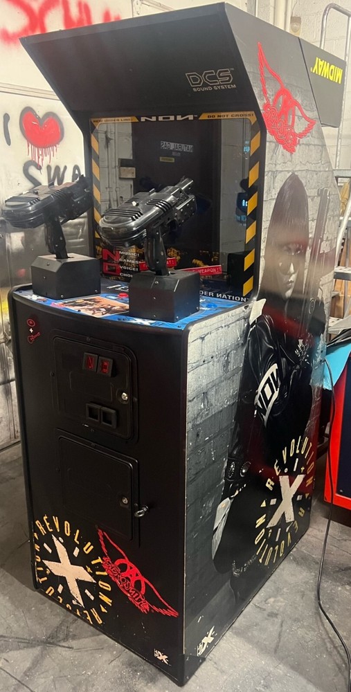 REVOLUTION X ARCADE MACHINE by MIDWAY 1994 (Excellent Condition)