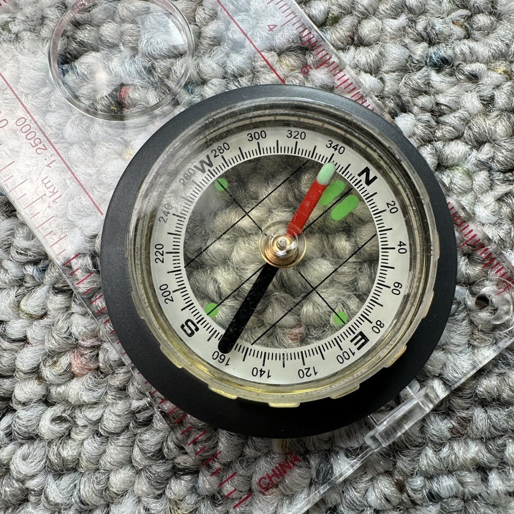 Coleman Map Compass Liquid Filled Ruler