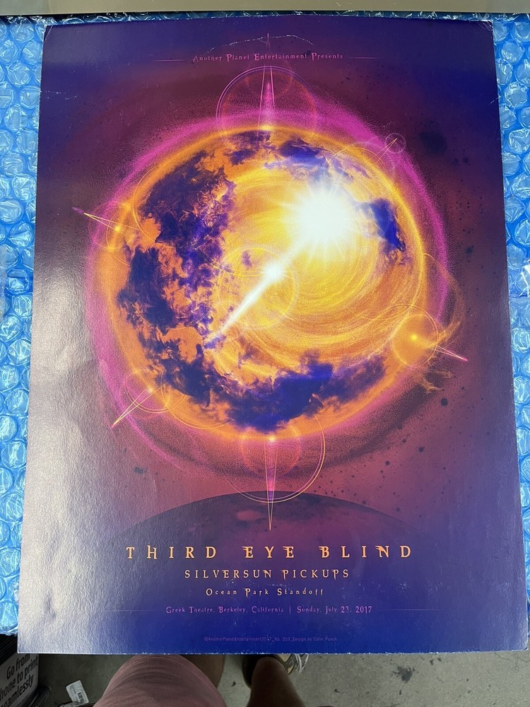 Third Eye Blind Berkeley CA Tour Poster Used, Please Read