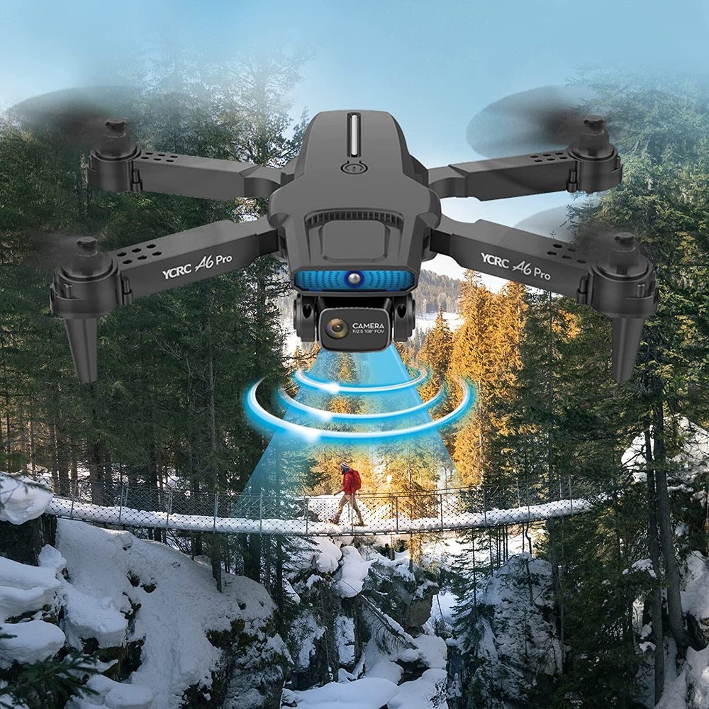 Drone with Camera for Adults Foldable RC Quadcopter with App Control Auto Return