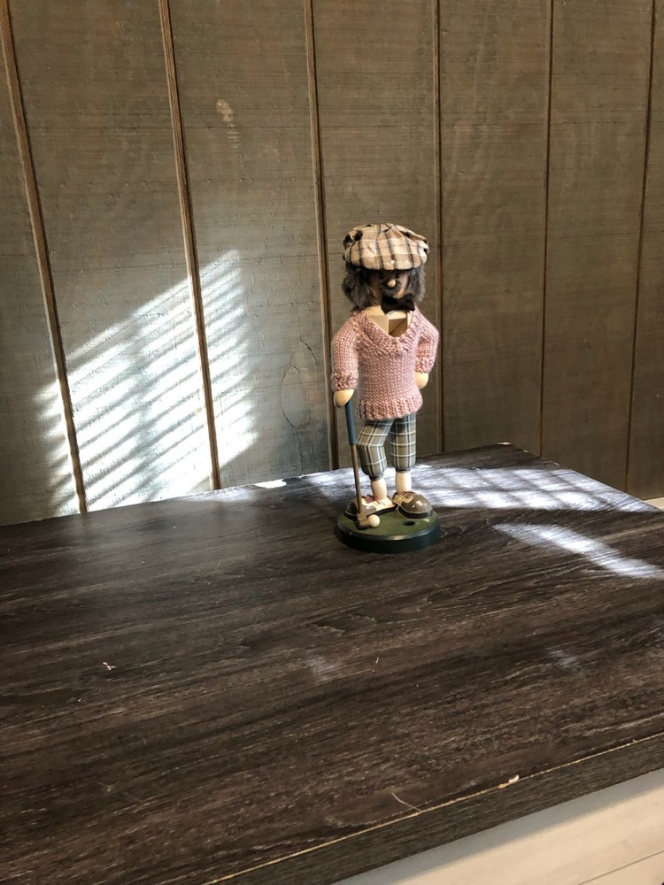 Large Golf Themed Nut Cracker