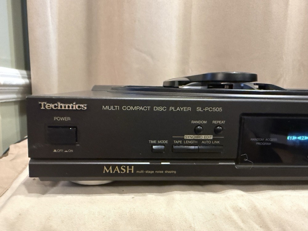 💙Technics SL-PC505 Audio 5 CD Carousel Compact Disc Player~Full Tested