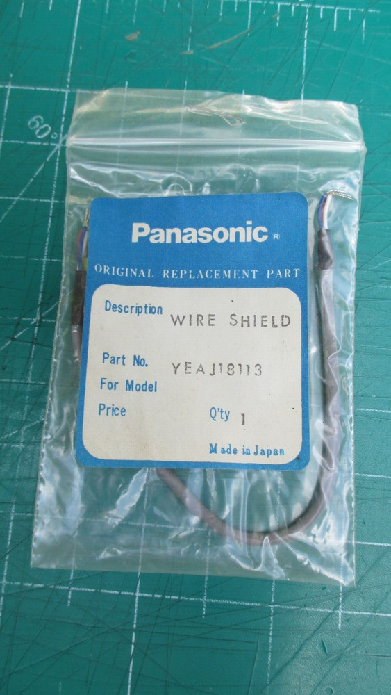 NOS Panasonic Replacement Wire Shield YEAJ18113