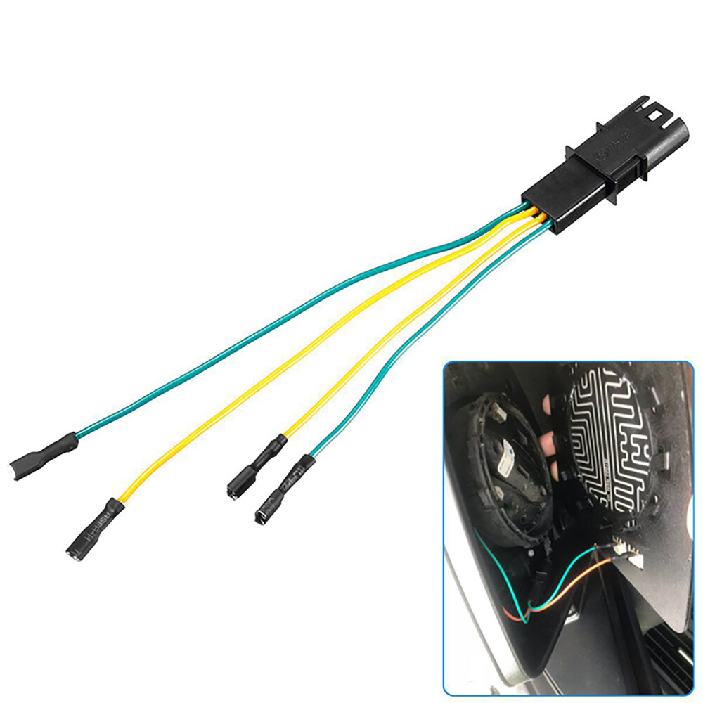 4Pins Side Mirror Heating Function Connector Cable Wire For BMW E90 F10 X5 X6