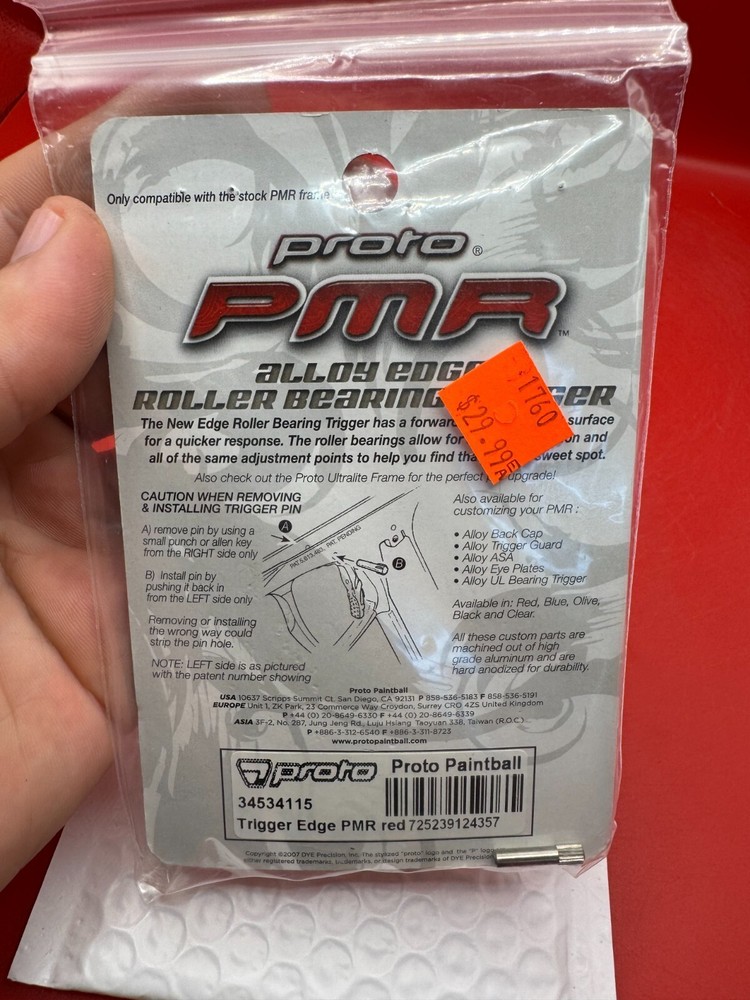 Proto PMR Trigger Kit - Red