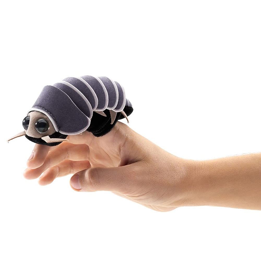 Mini Roly Poly Finger Puppet Gray