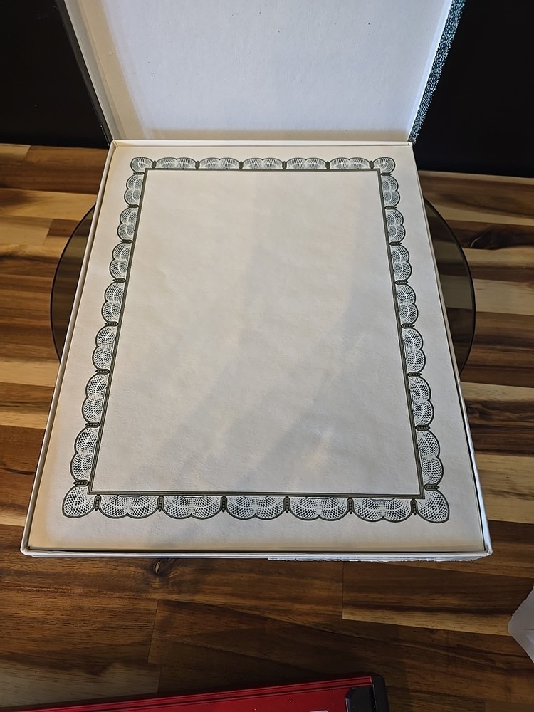 Masterpiece By Paper Direct Certificate W/ Borders Apex 70 Sheets