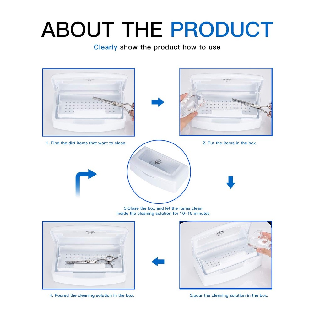 Plastic Sterilizing Tray-Tool Sterilization Box,Clean Sterilizer Box Storage ...