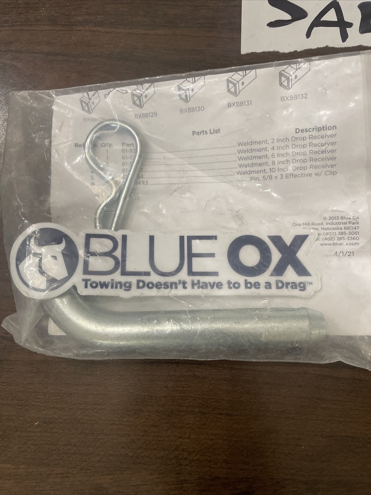 Blue Ox Drop Receiver Only BX88132