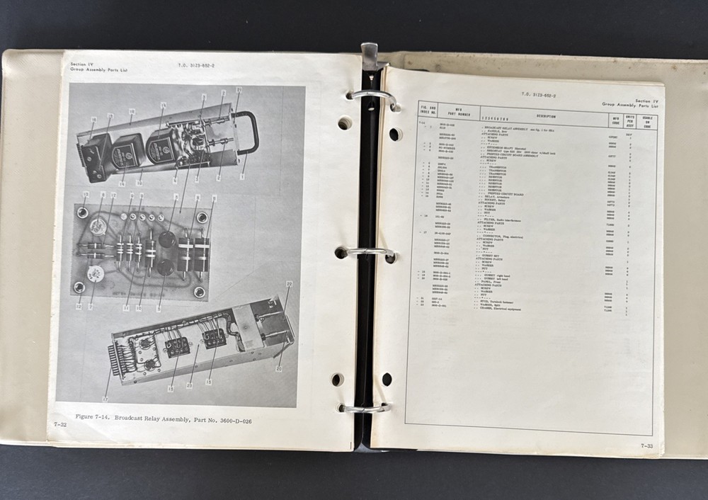 Radiation Inc Technical Manual Engineering Installation Tech Control Center 1961