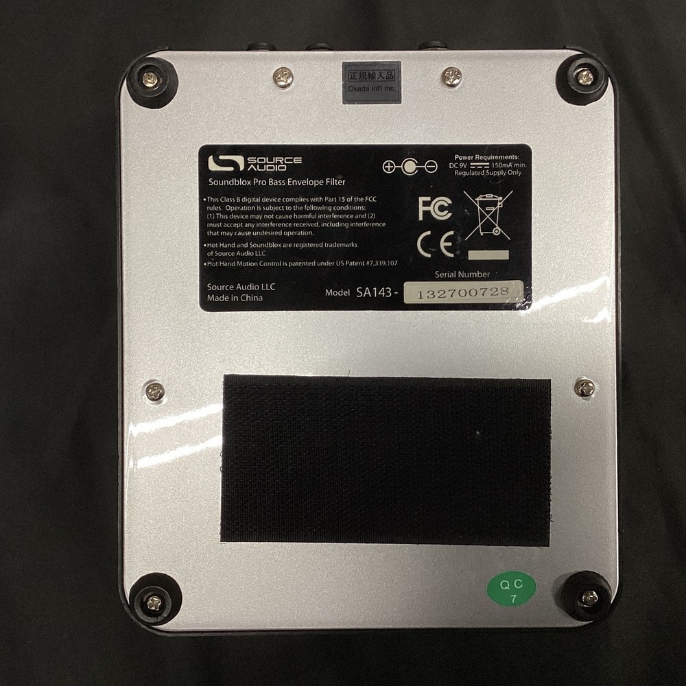 Source Audio SA143 Bass Envelope Filter Effect Pedal Used