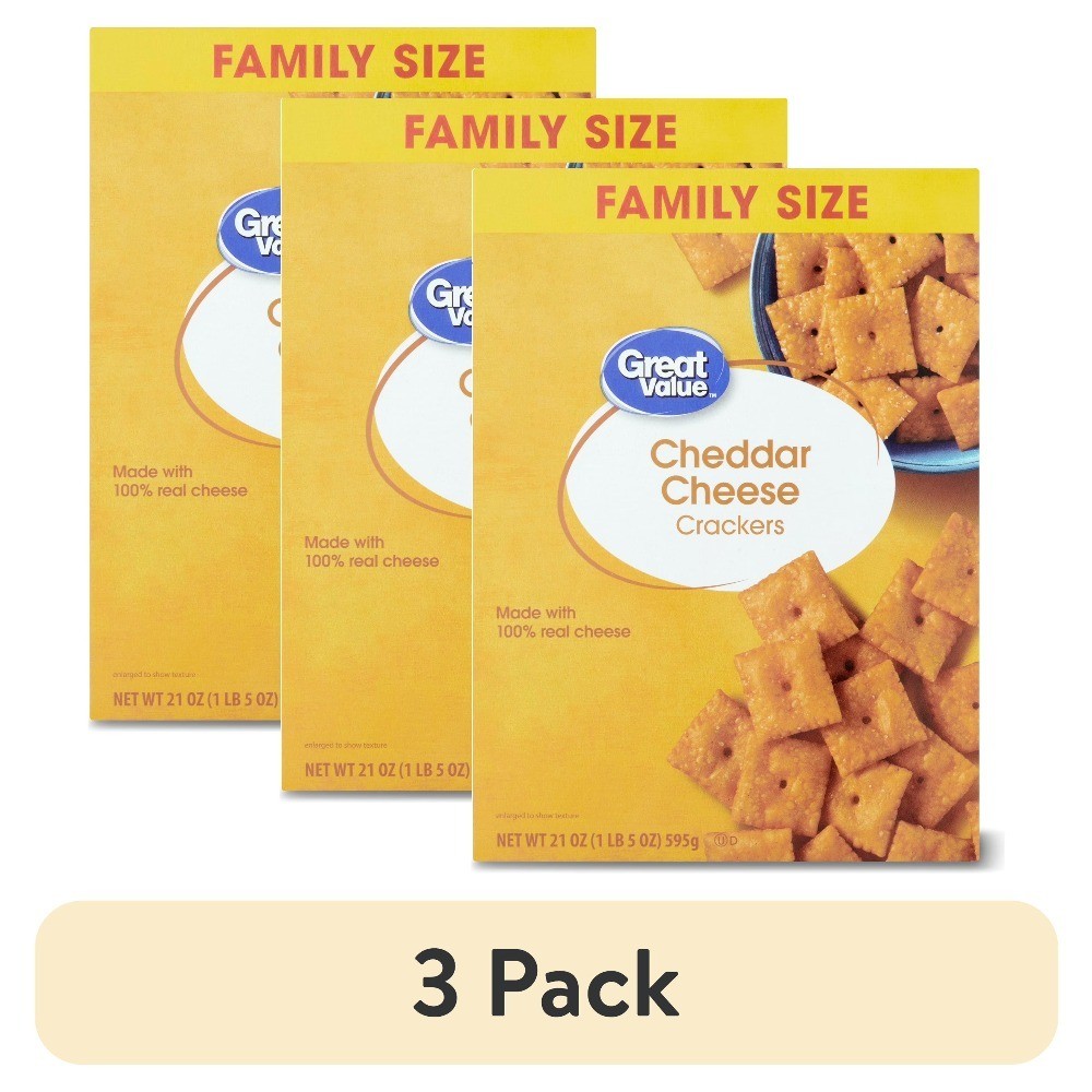 Cheese Crackers Snack Pack, 21 Ounce (3 Count)