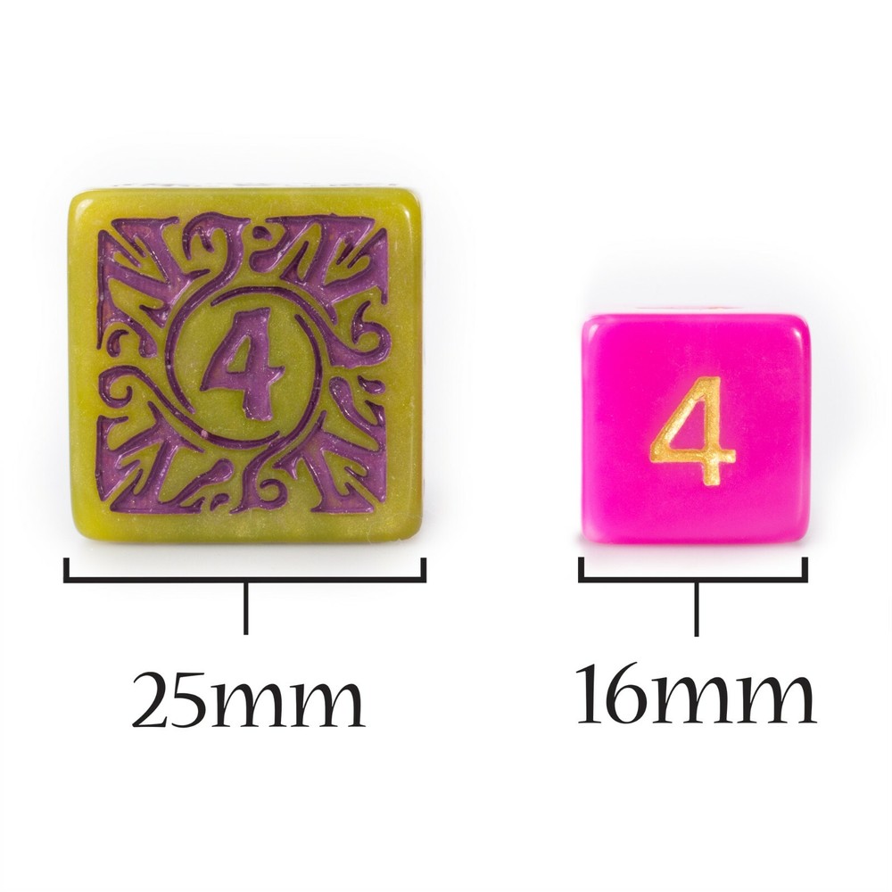 25mm Titan Dice Polyhedral Set with Box, Achlys