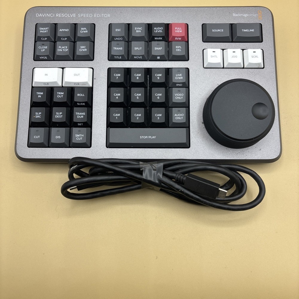 Speed Editor Blackmagic Design DaVinci Resolve No Studio license