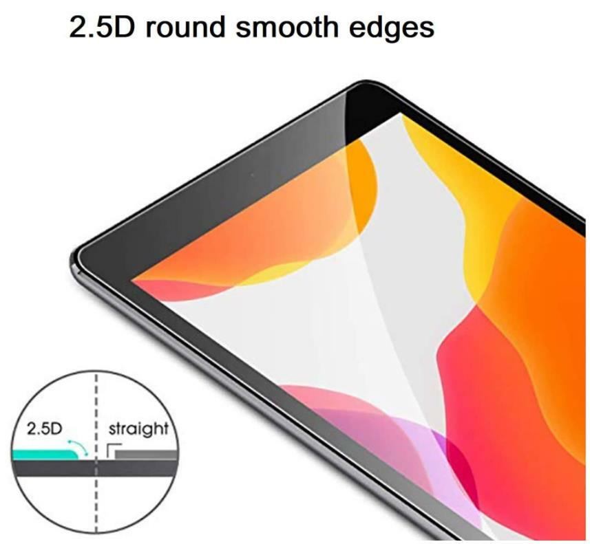 50-Pack Tempered Glass Screen Protector For iPad 10.2 inch 8th 7th Generation