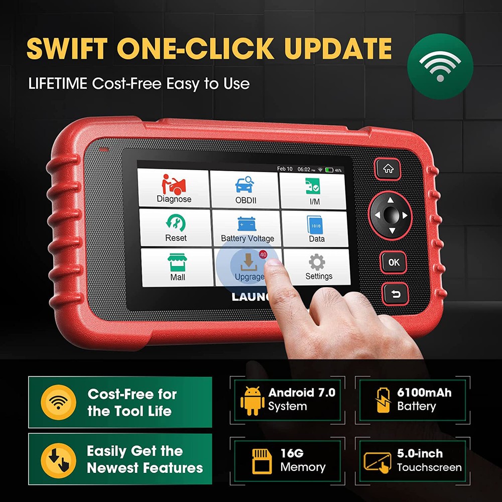 LAUNCH OBD2 Scanner CRP129X Car Diagnostic Tool TPMS/Oil/EPB/SAS/BMS Code Reader