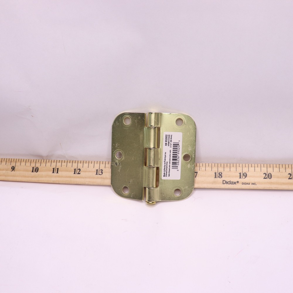 Door Hinge Removable Pin Satin Brass 852852
