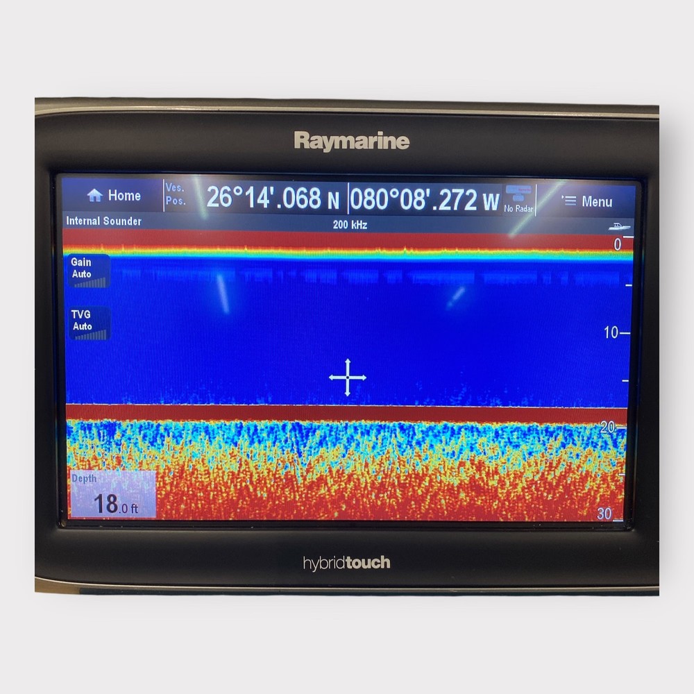 Raymarine e97 HybridTouch MFD - E70022 - Internal GPS/Sounder - Tested
