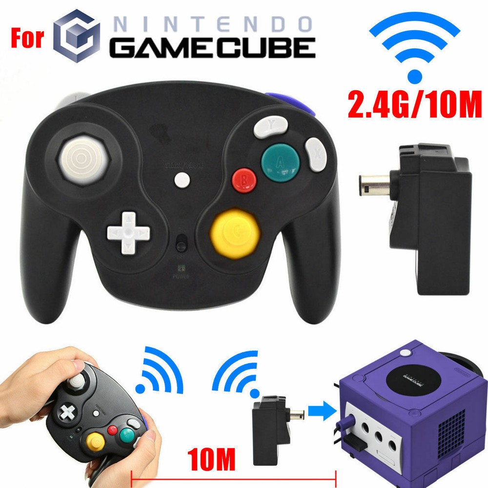 Wireless GameCube Remote Gamepad Joystick Controller for NGC Console US