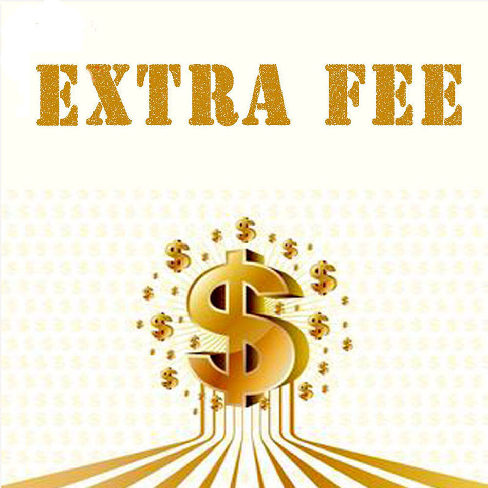 Extra Fee For Price Difference,Can't Be Sold Alone.