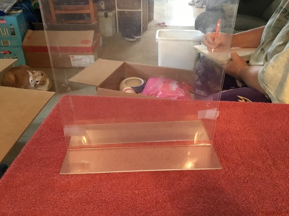 Clear Plastic Stand Up Sign Holder