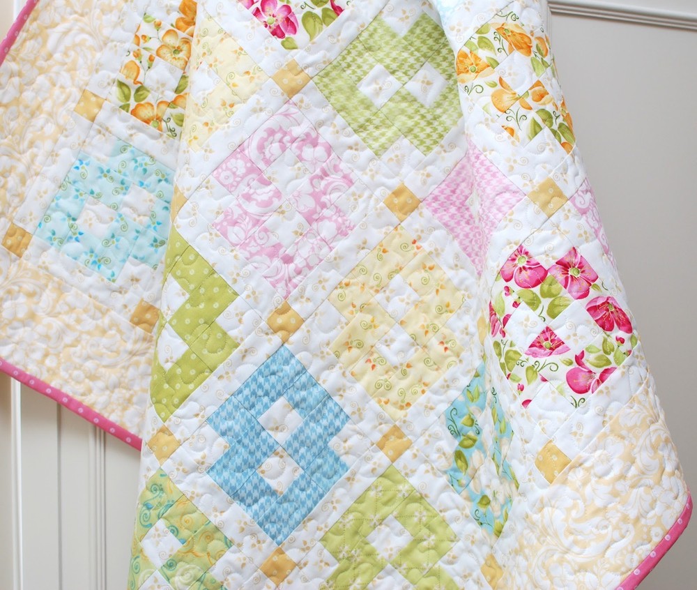 Pattern Basket JUST PEACHY