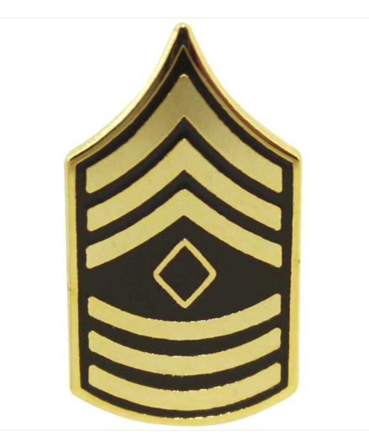 Vanguard ARMY TIE TAC: FIRST SERGEANT