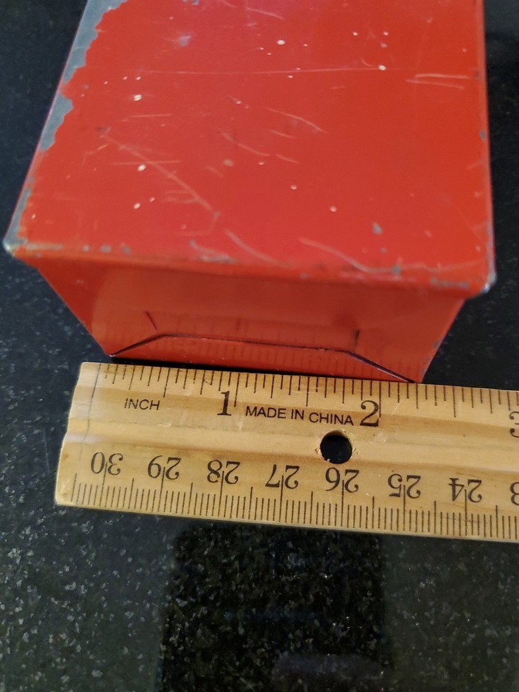 Vintage Bell System D THORSEN TOOL Co. Toolbox Metal ~ EMPTY