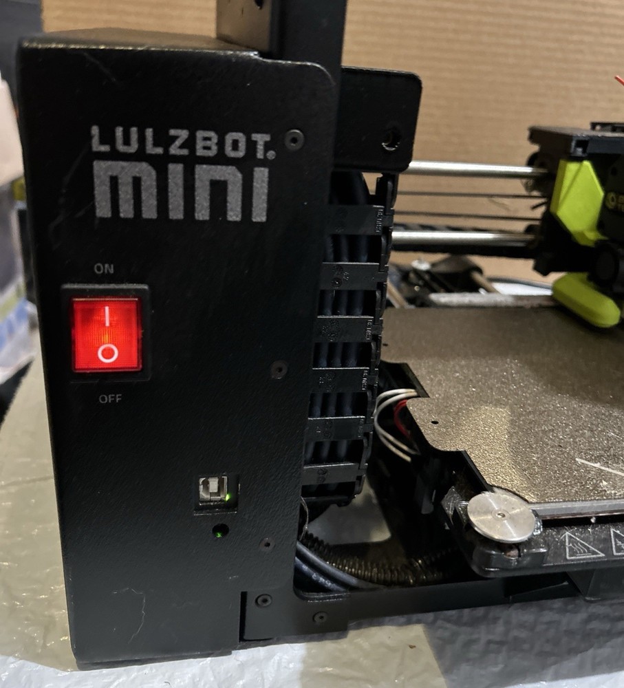 LulzBot Mini 2 3D Printer with Power Cables Tested and Working