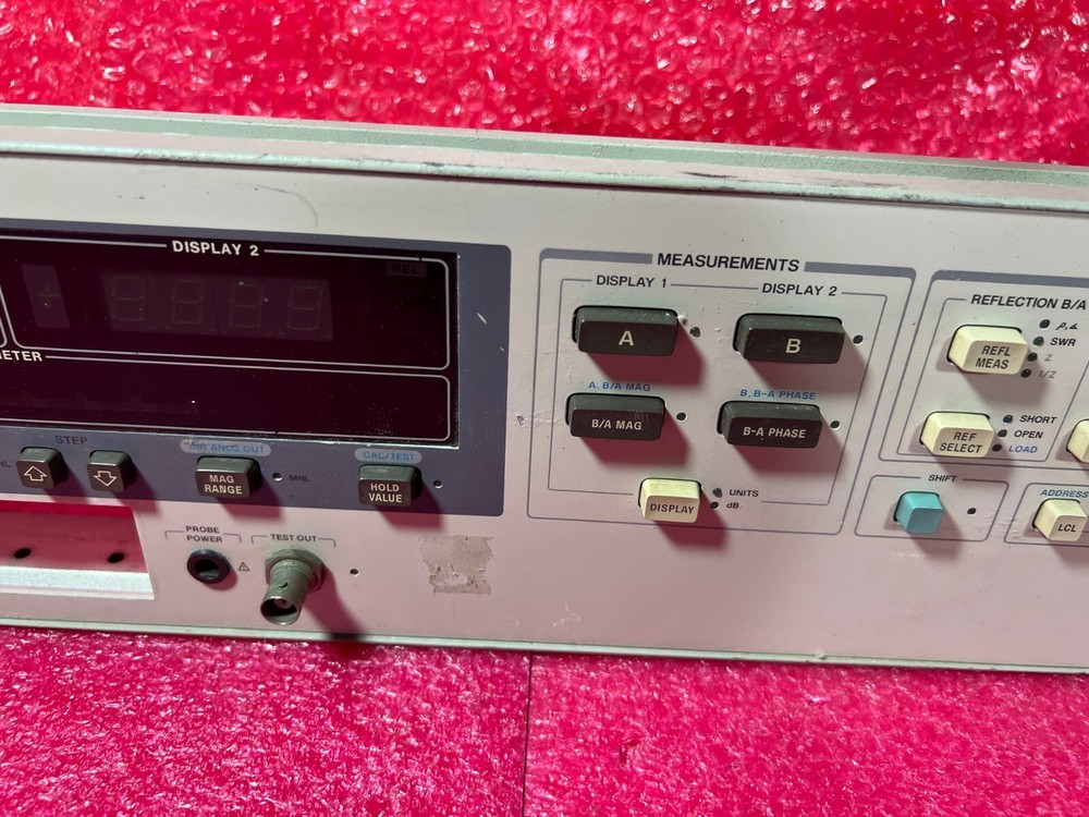 HP Front Panel 8508A Vector Voltmeter