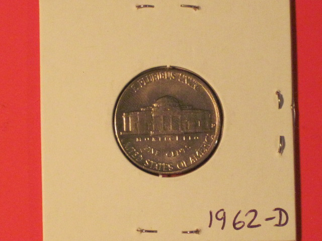 1962-D Jefferson Nickel - Denver Mint