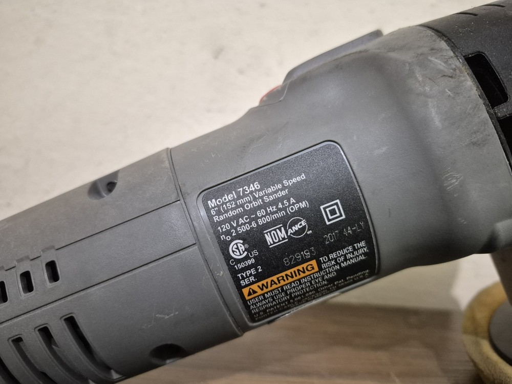 Porter Cable Model 7346 Corded 6" Variable Speed Random Orbit Sander