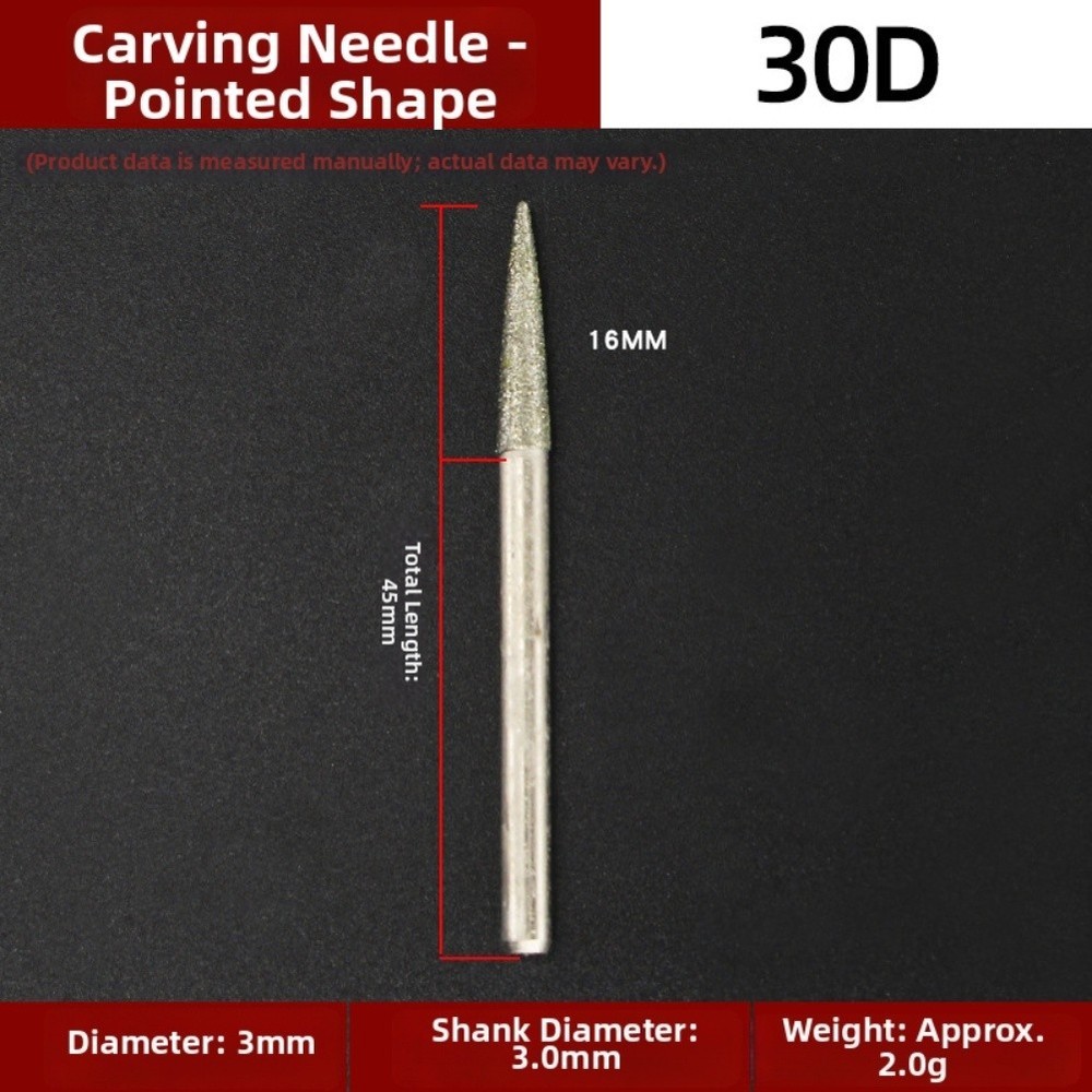 Diamond Grinding Bit Precision Grinding Hole Enlarging Fine Gemstone Work